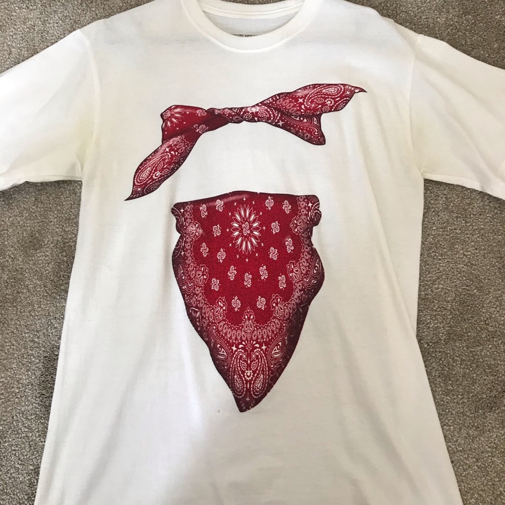 New Tupac Bandana maxi Molina t-shirt rap 2pac Sz m paisley la westcoast music